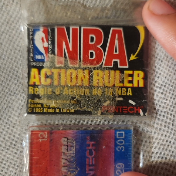 Vintage 1995 NBA Ruler - Picture 3 of 3